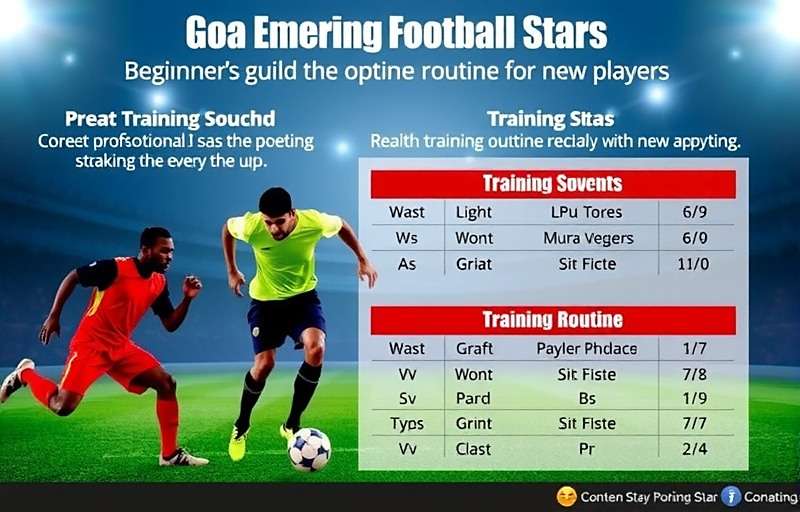 Goa Emerging Football Stars beginner's guide showing optimal training routine for new players